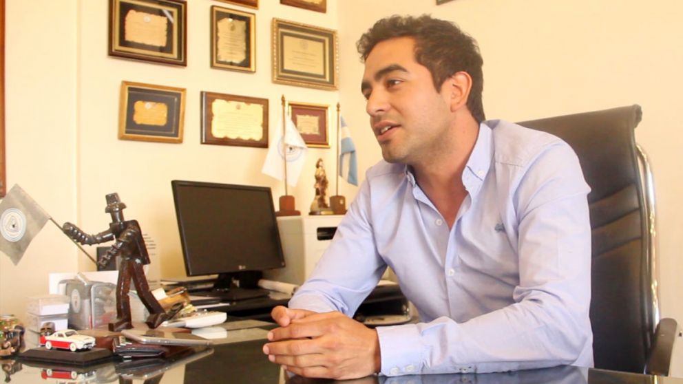 Sebastián Maturano, presidente de la Juventud Sindical