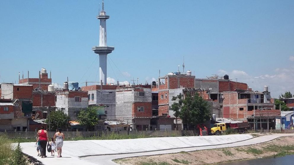Los Piletones, uno de los tantos barrios afectados