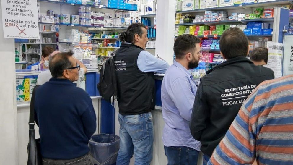 Hubo también relevamientos en farmacias