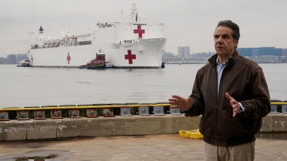 El gobernador de Nueva York, Andrew Cuomo, pidió prepararse para un "tsunami de casos"