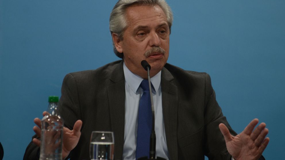 "Lo van a resolver", confió Alberto