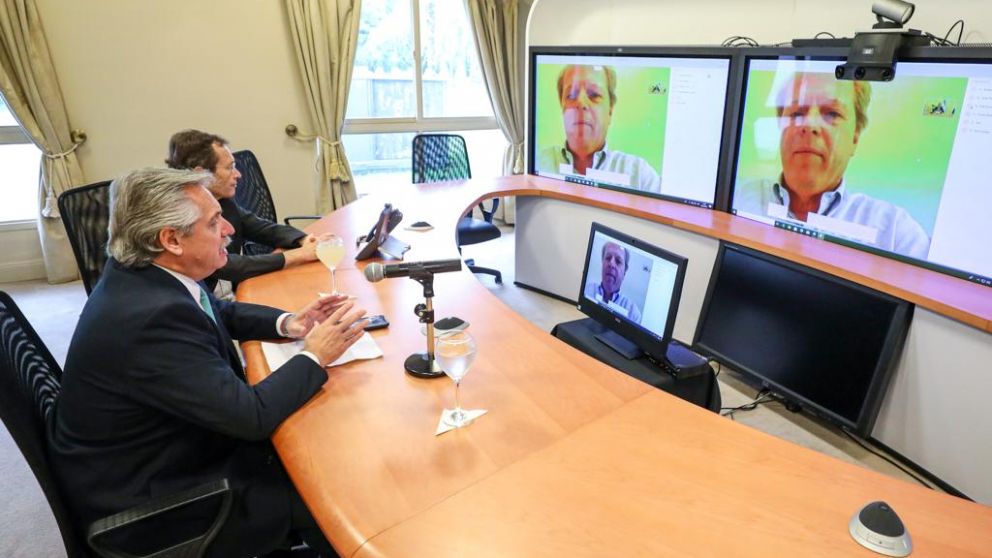Alberto Fernández tuvo una videoconferencia con el vicepresidente del Banco Mundial, Axel van Trotsenburg