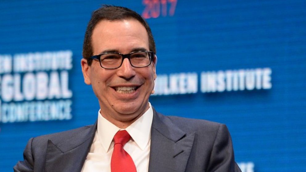 Pese a todo, Steven Mnuchin intentó mostrarse optimista
