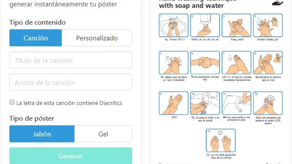 Cómo crear tu meme de lavado de manos con canciones por el coronavirus