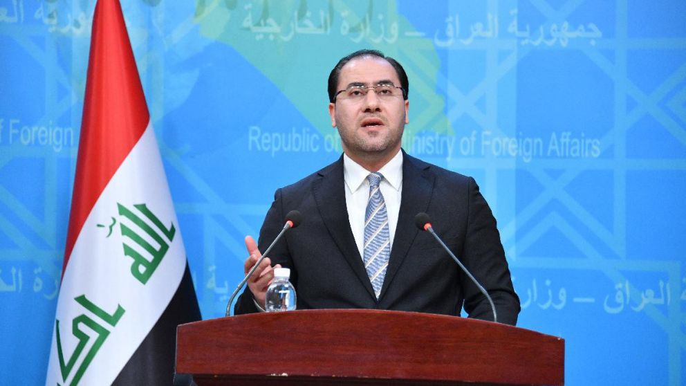 Vocero de la Cancilleria iraquí, Ahmed Sahaf