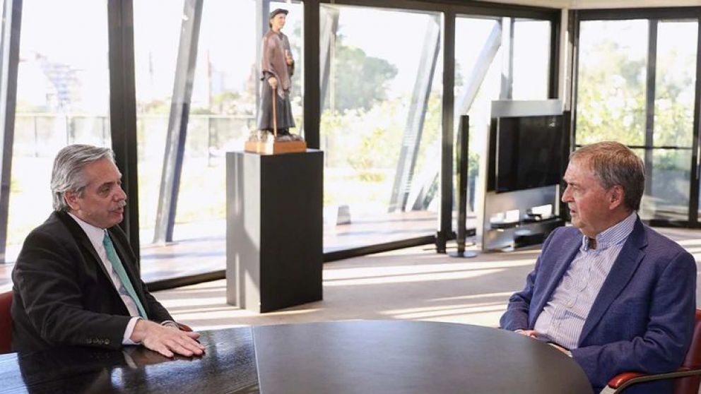 Alberto Fernádez y Juan Schiaretti