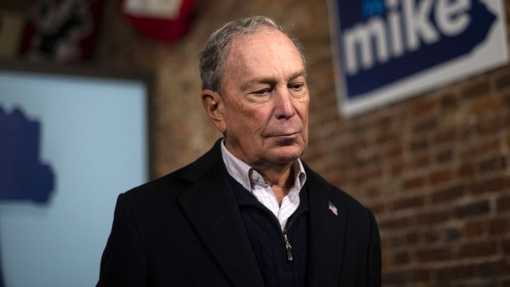 Bloomberg gastó mucho dinero en su campaña, pero al final se bajó
