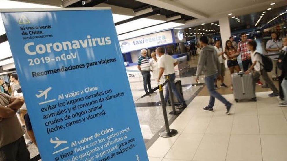 Coronavirus: activan protocolo de seguridad en Ezeiza