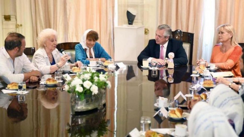 Alberto había recibido en enero a los organismos de dd.hh.