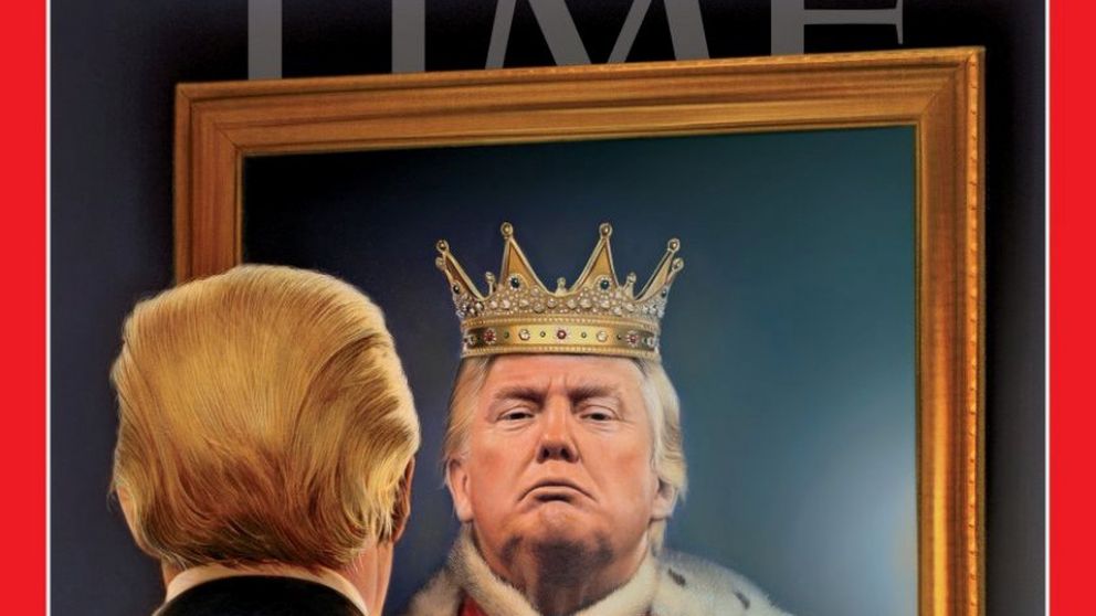 La revista Time ya hab�a mostrado a Trump como un rey