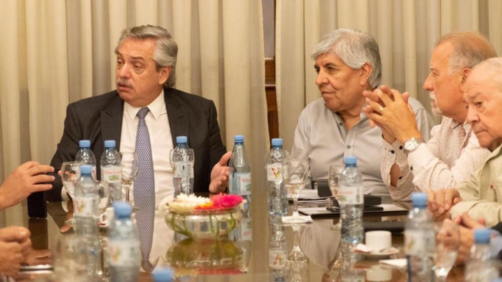 Fernández había almorzado con Moyano y referentes del Frente Sindical a inicios de diciembre, cuando era presidente electo