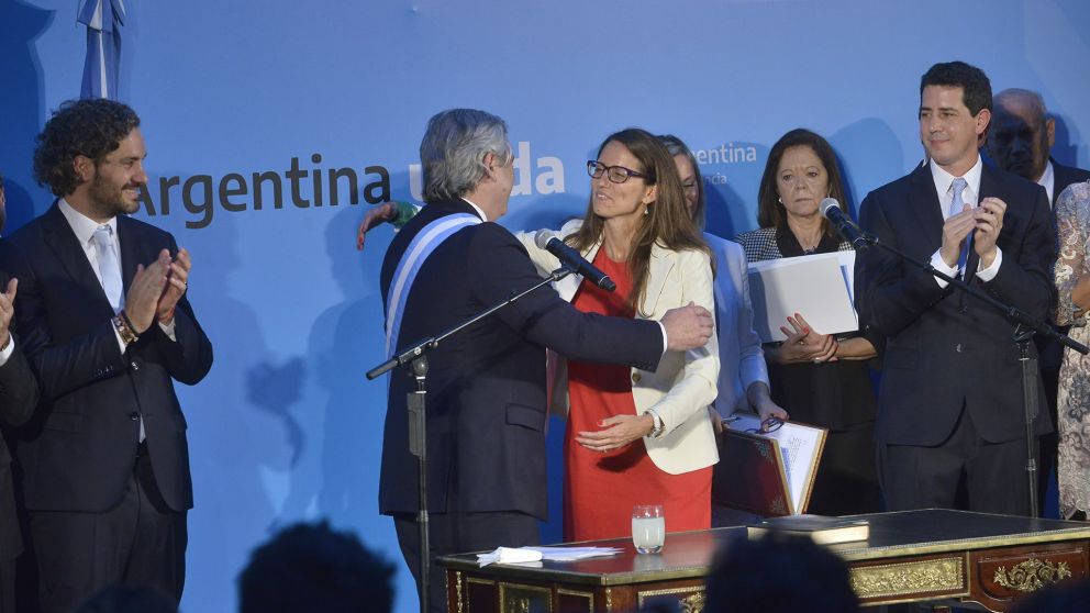 La ministra Gómez Alcorta, muy firme para defender la existencia de presos políticos