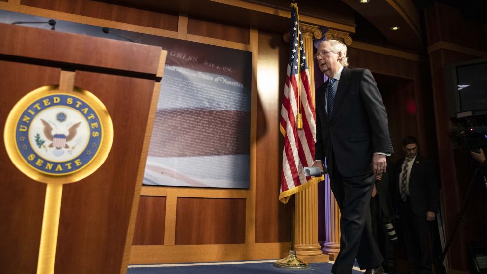 Los republicanos poseen 53 senadores, contra 45 de los demócratas