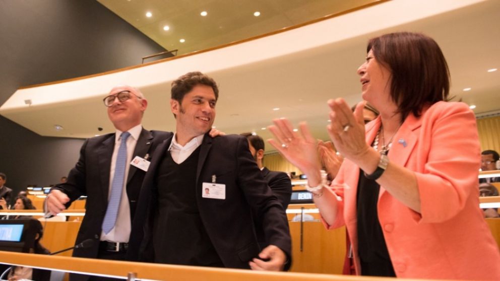 El ex canciller Hector Timerman y Axel Kicillof encabezaron las negociaciones