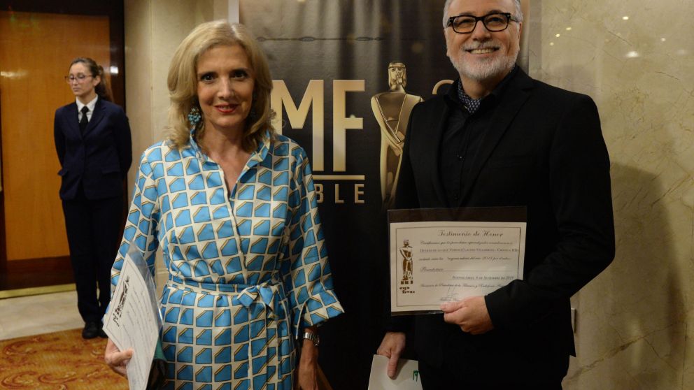 Llorente junto a Claudio Villaruel, su ex compañero en Detrás de lo que Vemos