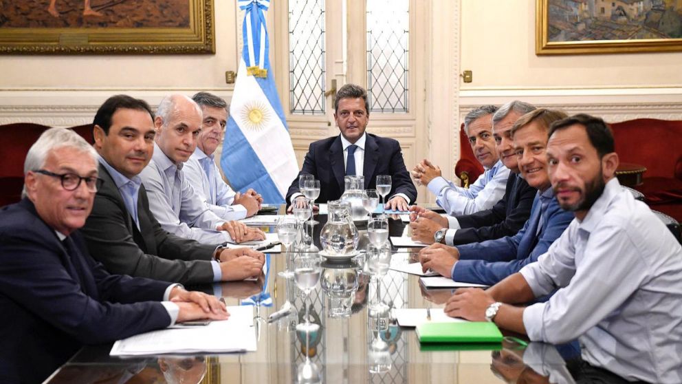 En la previa, reunión con Sergio Massa, presidente de Diputados