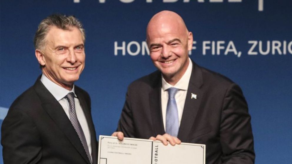 Fundación FIFA: Mauricio Macri y Gianni Infantino