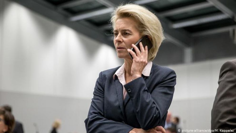 La presidenta de la CE, Ursula von der Leyen
