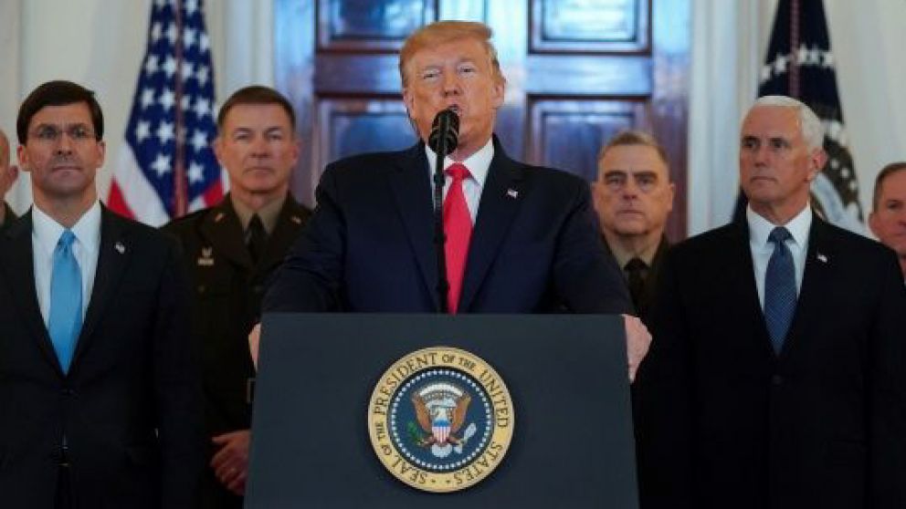 Trump aseguró que Teherán "jamás tendrá un arma nuclear" mientras sea presidente