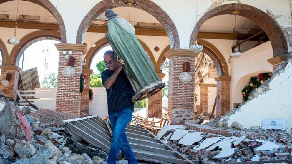 Los sismos provocaron importantes daños materiales