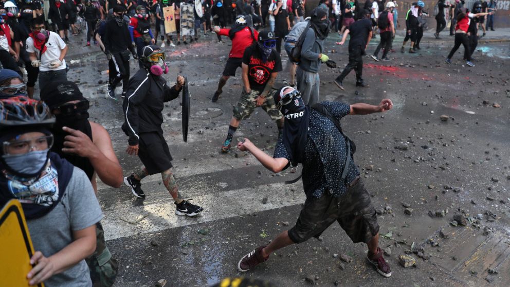 Comercio y empresas fueron afectados por las manifestaciones