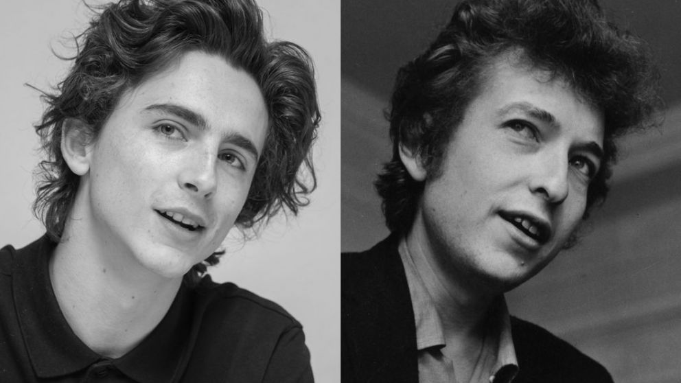 Timothée Chalamet se convetirá en Bob Dylan