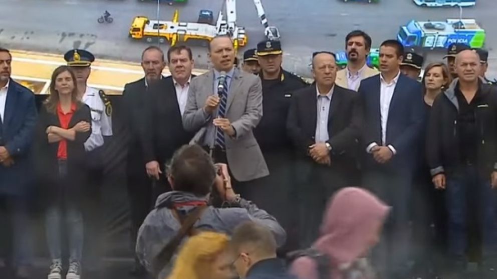El ministro de Seguridad pidió actuar con profesionalismo