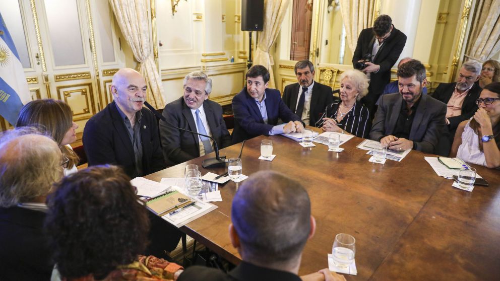 Alberto se reunió hoy con el Consejo Contra el Hambre en Casa Rosada