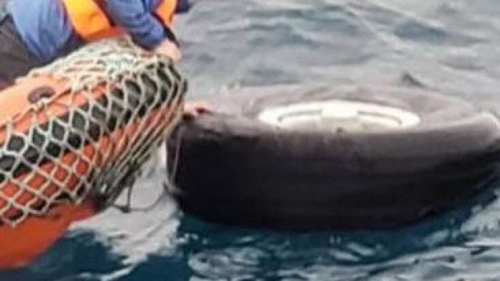 Hallaron partes del avión