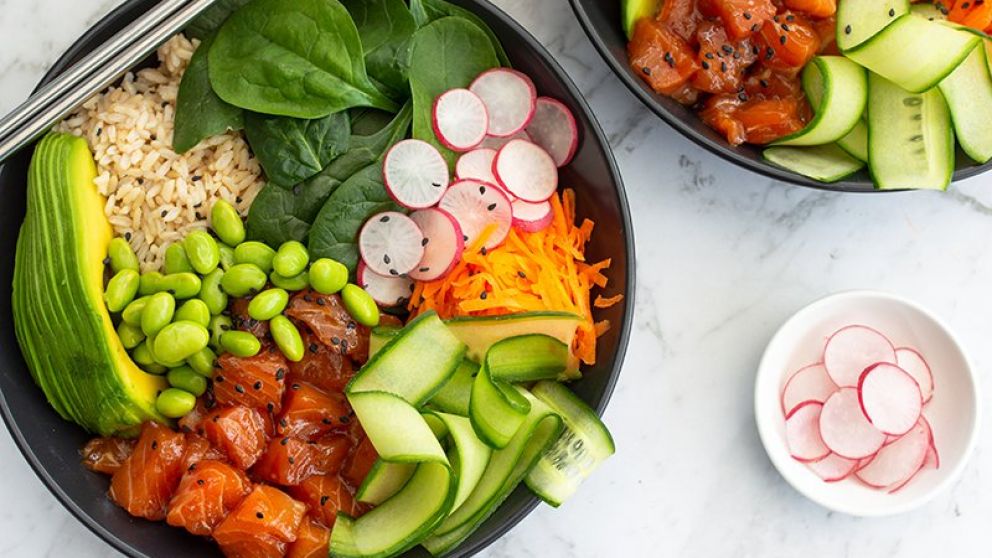 Poke bowls, amor de verano