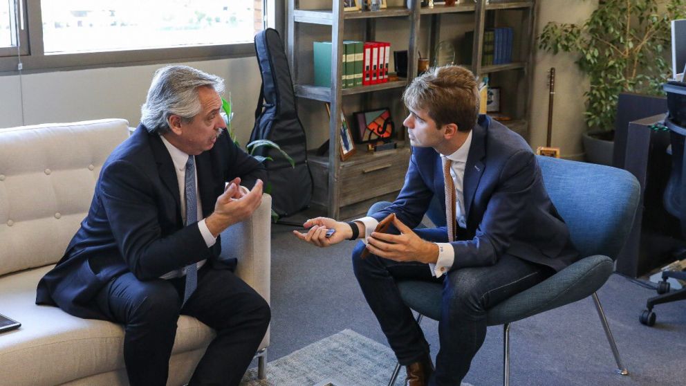 Alberto Fernández y Pierpaolo Barbieri se reunieron luego de que la empresa fintech obtuvo unos 150 millones de dólares en una ronda de capitalización