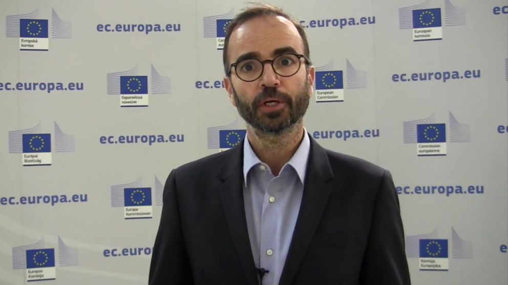 El vocero de la Comisión Europea, Daniel Rosario