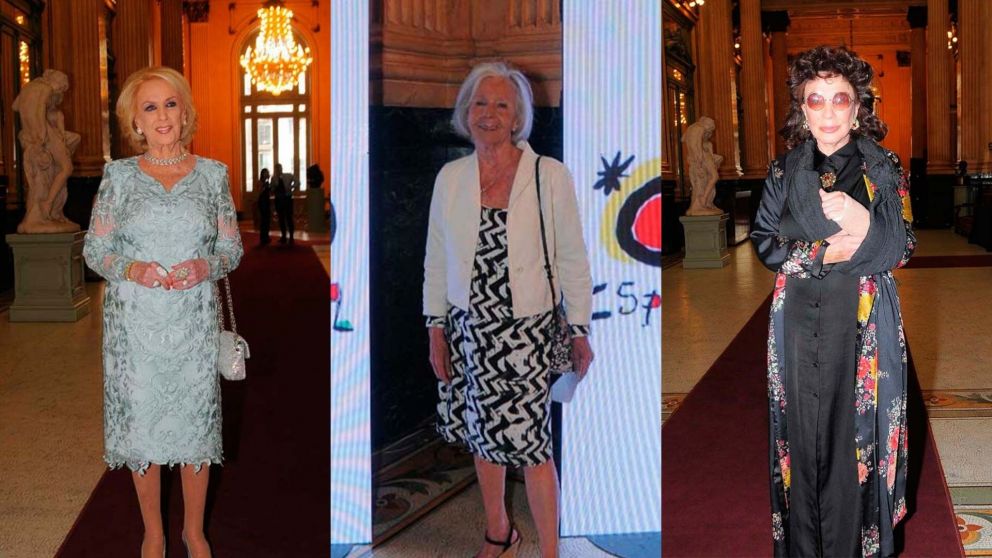 Mirtha Legrand, Beatriz Sarlo y Graciela Borges fueron algunas de las homenajeadas.