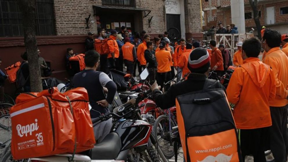 El 5 a las 16 comienza el paro de trabajadores de Rappi en CABA