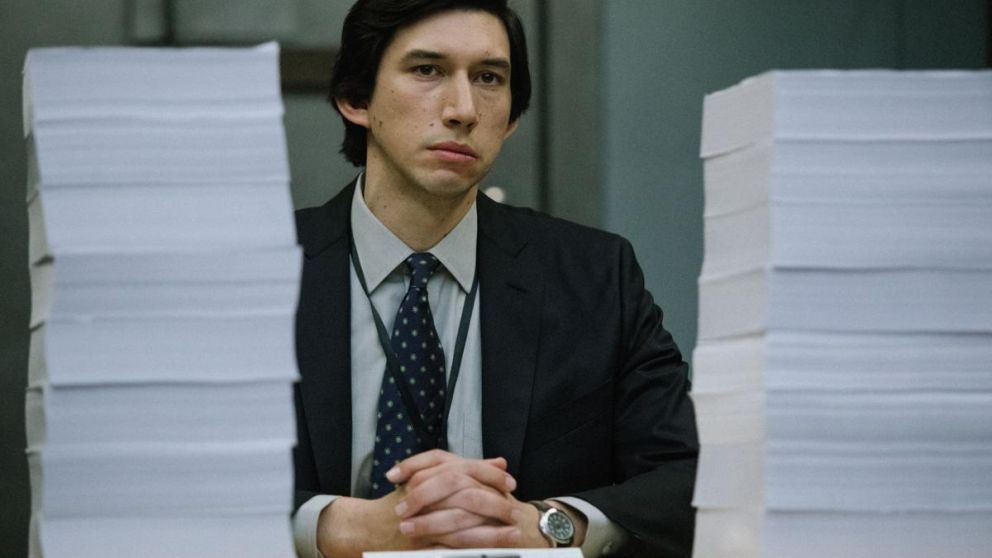 Adam Driver en Reporte confidencial, película "invisible"