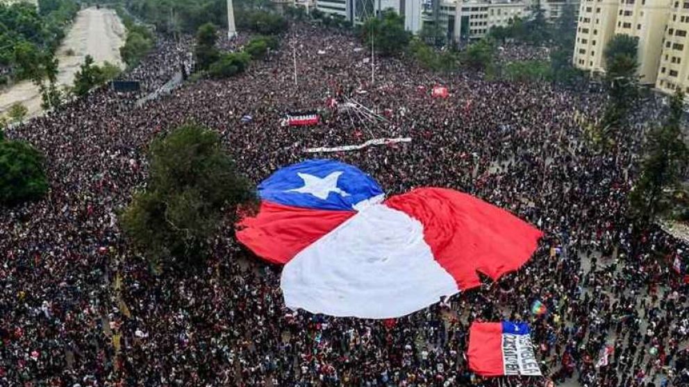 Las protestas en Santiago llevan casi un mes