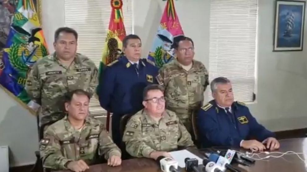 Militares aseguraron que no abrirán fuego contra la población