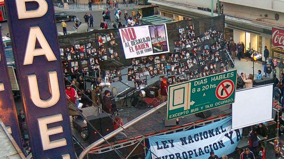 Los trabajadores luchan por la expropiación definitiva del edificio