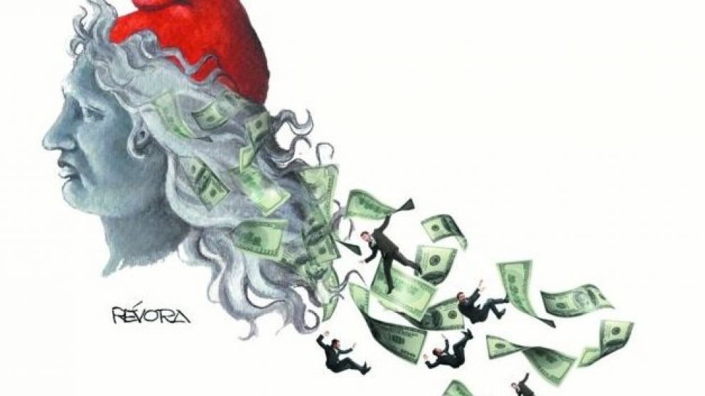 Sigue la desconfianza: en octubre se fueron otros US$2.266 millones de los bancos