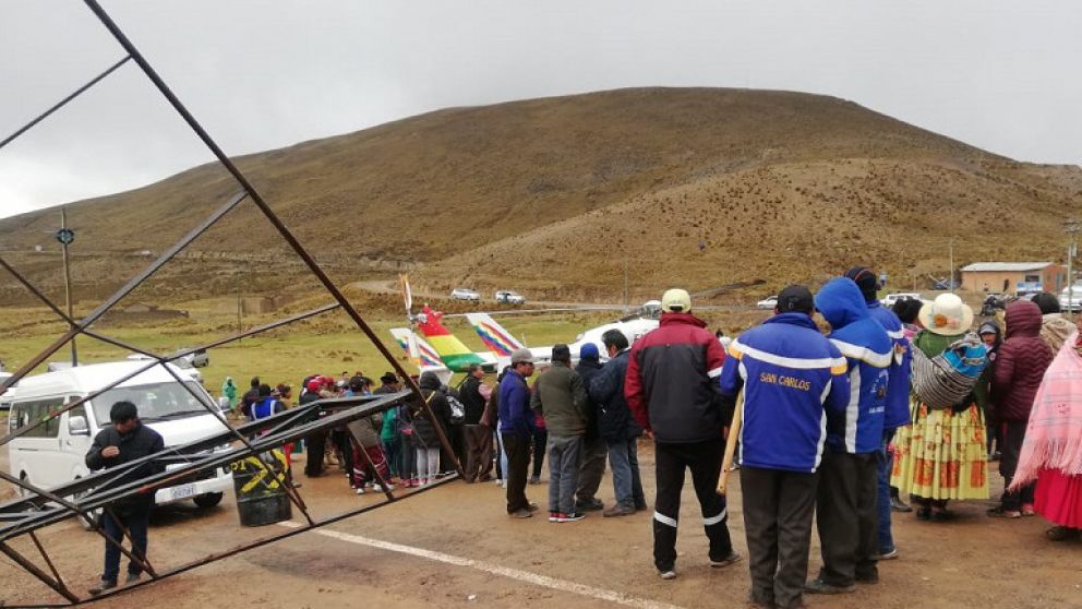 El helicóptero presidencial debió aterrizar de emergencia