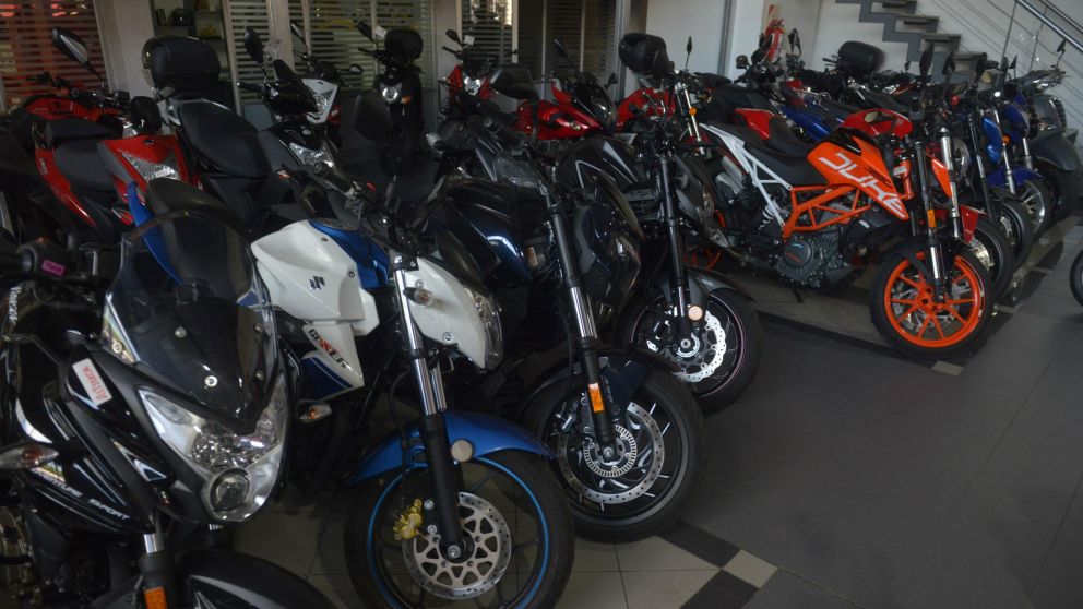 La venta de motos cayó casi 40 por ciento