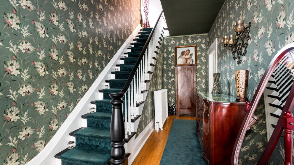 Dormitorio embrujado en la mansión Enslin en Nueva York, Estados Unidos