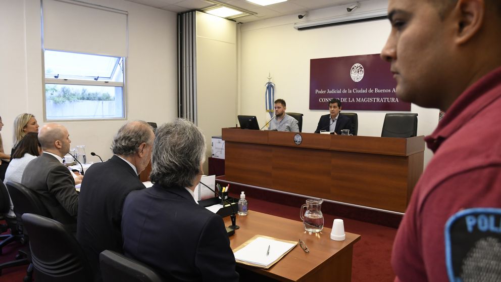 Sala de la audiencia inaugural