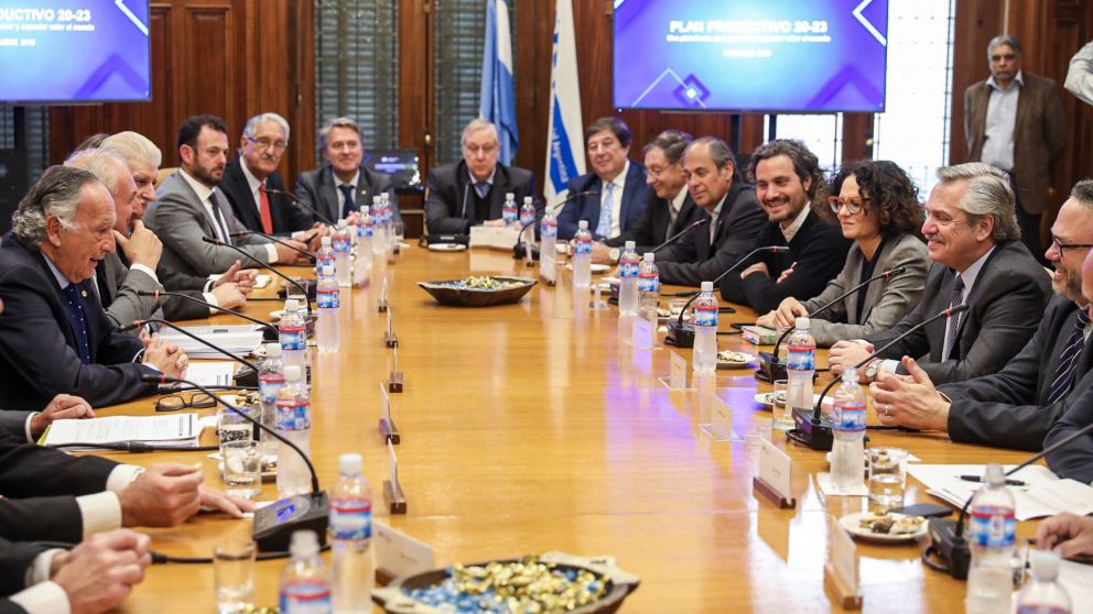 Fernández y los empresarios mostraron buena sintonía