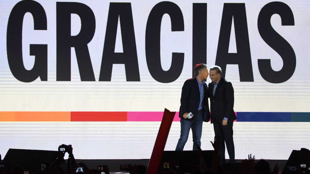 Macri agradeció a la militancia que se congregó en Costa Salguero