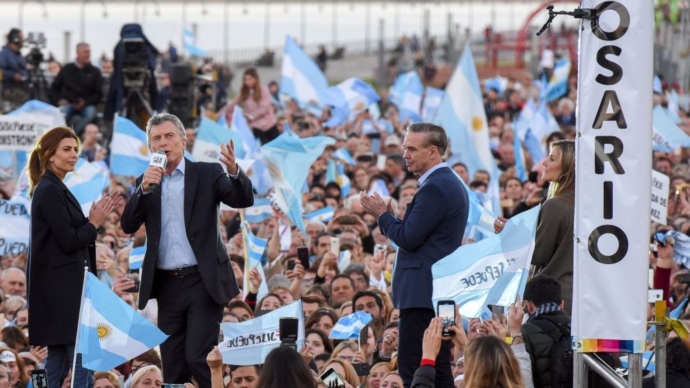 Macri pas� por Rosario, buscando revertir los n�meros de las PASO