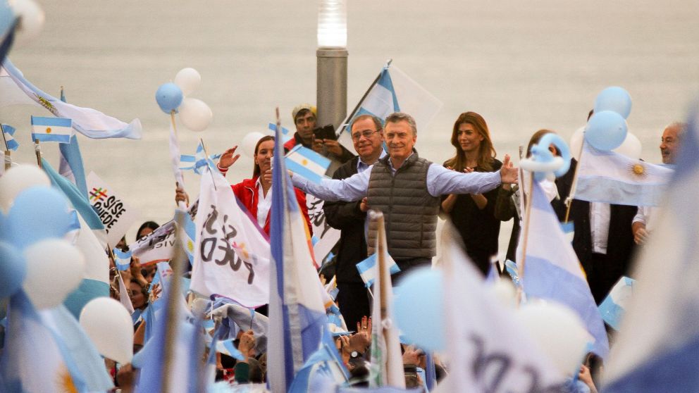 Mauricio Macri en el marco del "Si, se puede" en Corrientes
