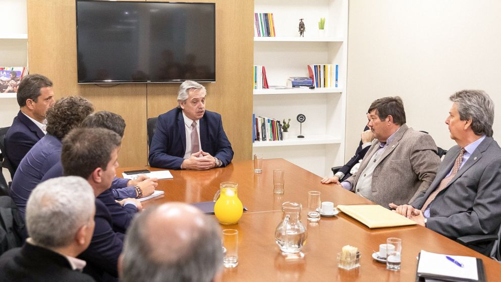 Empresarios llevaron su plan a Alberto Fern�ndez