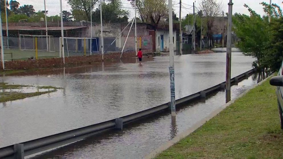 Zona afectada tras el temporal del fin de semana