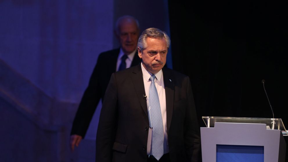 ¿Quiénes festejaron con Alberto Fernández luego del debate?